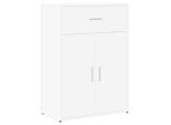 Syfax™ Credenza Bianca 60X30X84 Cm In Legno Multistrato