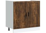Syfax™ Mobile Base Lavello Porto Rovere Fumo 80X46X81,5 Cm Truciolato