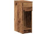 Syfax™ Comodino Con Cassetto Legno Antico 20X36X60 Cm