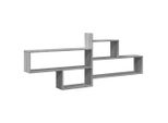 Syfax™ Mensola A Parete Grigio Sonoma 167,5X18X68 Cm In Truciolato