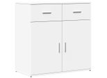Syfax™ Credenza Bianca 79X38X80 Cm In Legno Multistrato