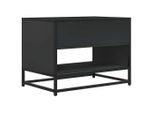 Syfax™ Mobile Porta Tv Nero 61X40X46 Cm In Truciolato E Metallo