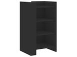 Syfax™ Credenza Nera 45X35X75 Cm In Legno Multistrato