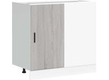 Syfax™ Mobile Base Lavello “Lyon” Grigio Sonoma In Legno Multistrato