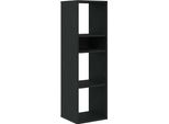 Syfax™ Libreria Nera 34X31X112 Cm In Legno Multistrato