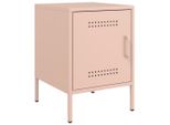 Syfax™ Comodino Rosa 36X39X50,5 Cm In Acciaio
