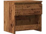 Syfax™ Comodino Legno Antico 40X30X39 Cm In Legno Multistrato