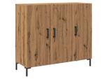 Syfax™ Credenza Rovere Artigianale 90X34X80 Cm In Legno Multistrato