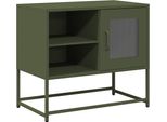 Syfax™ Mobile Tv Verde Oliva 68X39X60,5 Cm In Acciaio