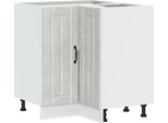 Syfax™ Mobile Base Ad Angolo Cucina Lucca Grigio Cemento In Truciolato