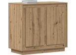 Syfax™ Credenza Rovere Artigianale 80 X 40 X 75 Cm Legno Multistrato