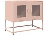 Syfax™ Mobile Tv Rosa 68X39X60,5 Cm In Acciaio Laminato A Freddo