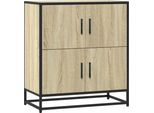 Syfax™ Credenza Rovere Sonoma 68X35X76 Cm In Legno Multistrato