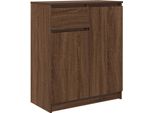 Syfax™ Credenza Con Cassetto Rovere Marrone 71X35X84 Cm In Truciolato