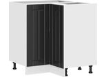 Syfax™ Mobile Base Ad Angolo Cucina Lucca Nero In Legno Multistrato
