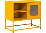 Syfax™ Mobile Tv Giallo Senape 68X39X60,5 Cm In Acciaio