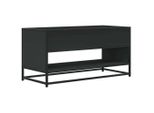 Syfax™ Mobile Porta Tv Nero 91X40X46 Cm In Truciolato E Metallo
