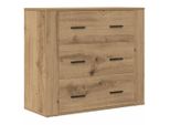 Syfax™ Credenza Rovere Artigianale 80X33X70 Cm In Legno Multistrato