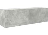 Syfax™ Armadietto Da Bagno Grigio Cemento 100X25X30 Cm In Truciolato