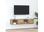 Syfax™ Mobili Porta Tv 2 Pz Rovere Artigianale 60X31X25,5Cm Truciolato