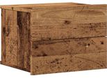 Syfax™ Comodino A Muro Legno Antico 40X32X30 Cm