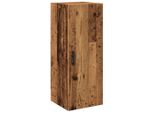 Syfax™ Mobile A Parete Legno Vecchio 34,5X34X90 Cm In Truciolato