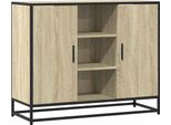 Syfax™ Credenza Rovere Sonoma 92X35X76 Cm In Legno Multistrato