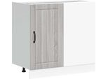 Syfax™ Mobile Base Da Cucina Lucca Grigio Sonoma In Legno Multistrato