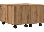 Syfax™ Tavolino Salotto Rovere Artigianale 60X60X38 Cm In Truciolato