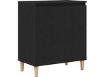 Syfax™ Credenza Nero 60 X 35 X 70 Cm Legno Multistrato