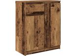 Syfax™ Credenza Con Cassetto Legno Antico 71X35X84 Cm In Truciolato