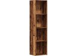Syfax™ Libreria Legno Antico 36X30X143 Cm In Legno Multistrato