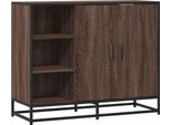 Syfax™ Credenza Rovere Marrone 92X35X76 Cm In Legno Multistrato