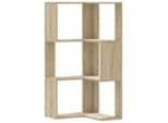 Syfax™ Libreria Angolare 3 Ripiani Rovere Sonoma 50X50X102 Cm Legno