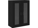 Syfax™ Armadietto A Muro Rovere Nero 69,5 X 34 X 90 Cm