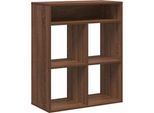 Vidaxl Libreria In Rovere Marrone 66X31X80 Cm Materiale A Base Di Legno
