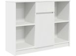 Syfax™ Credenza Con Cassetto Bianco 101X35X76 Cm In Legno Multistrato