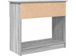 Syfax™ Tavolo Consolle Con Cassetti Grigio Sonoma 85,5X38,5X74,5 Cm