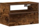 Syfax™ Comodino A Muro Rovere Fumo 45X26X28,5 Cm