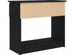 Syfax™ Tavolo Consolle Con Cassetti Nero 85,5X38,5X74,5 Cm
