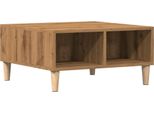 Syfax™ Tavolino Da Salotto Artigianale 60X60X30 Cm Legno Multistrato