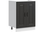 Syfax™ Mobile Base Lavello Kalmar Nero 60X46X81,5 Cm In Truciolato