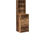 Syfax™ Credenza Legno Vecchio 40 X 41 X 135 Cm Legno Multistrato