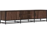Syfax™ Mobile Tv Rovere Marrone 160X35X41 Cm Legno Multistrato Metallo