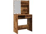 Syfax™ Toeletta Con Led Legno Antico 74,5X40X141 Cm