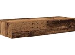 Syfax™ Scaffale A Parete Con Cassetti Antico 100X36X19Cm In Truciolato