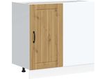 Syfax™ Mobile Base Da Cucina Lucca Rovere Artigianale Legno Multistrato