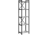 Syfax™ Libreria Grigio Sonoma 40 X 30 X 155 Cm Legno Multistrato