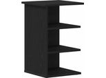 Syfax™ Mobile Laterale Rovere Nero 35 X 35 X 55 Cm Legno Multistrato