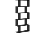 Syfax™ Armadio Per Libri Rovere Nero 70 X 24 X 161 Cm